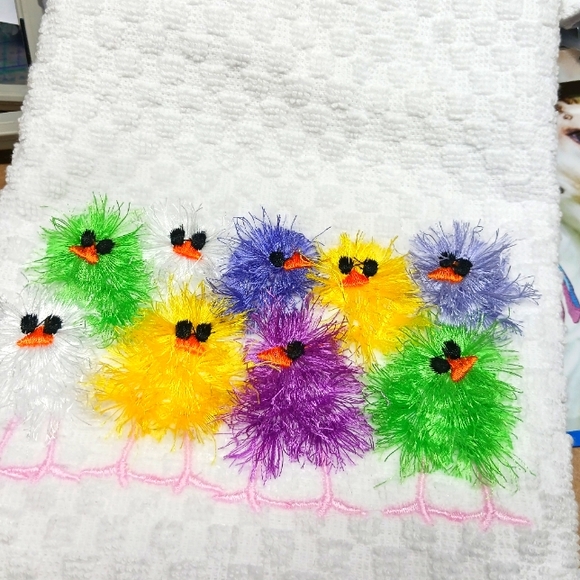Cotton Craft Other - Embroidered Easter Waffle Towel